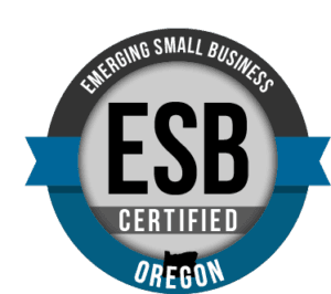 certified oregon emerging small business badge