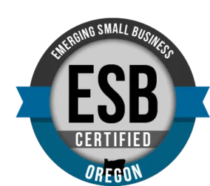 certified oregon emerging small business badge